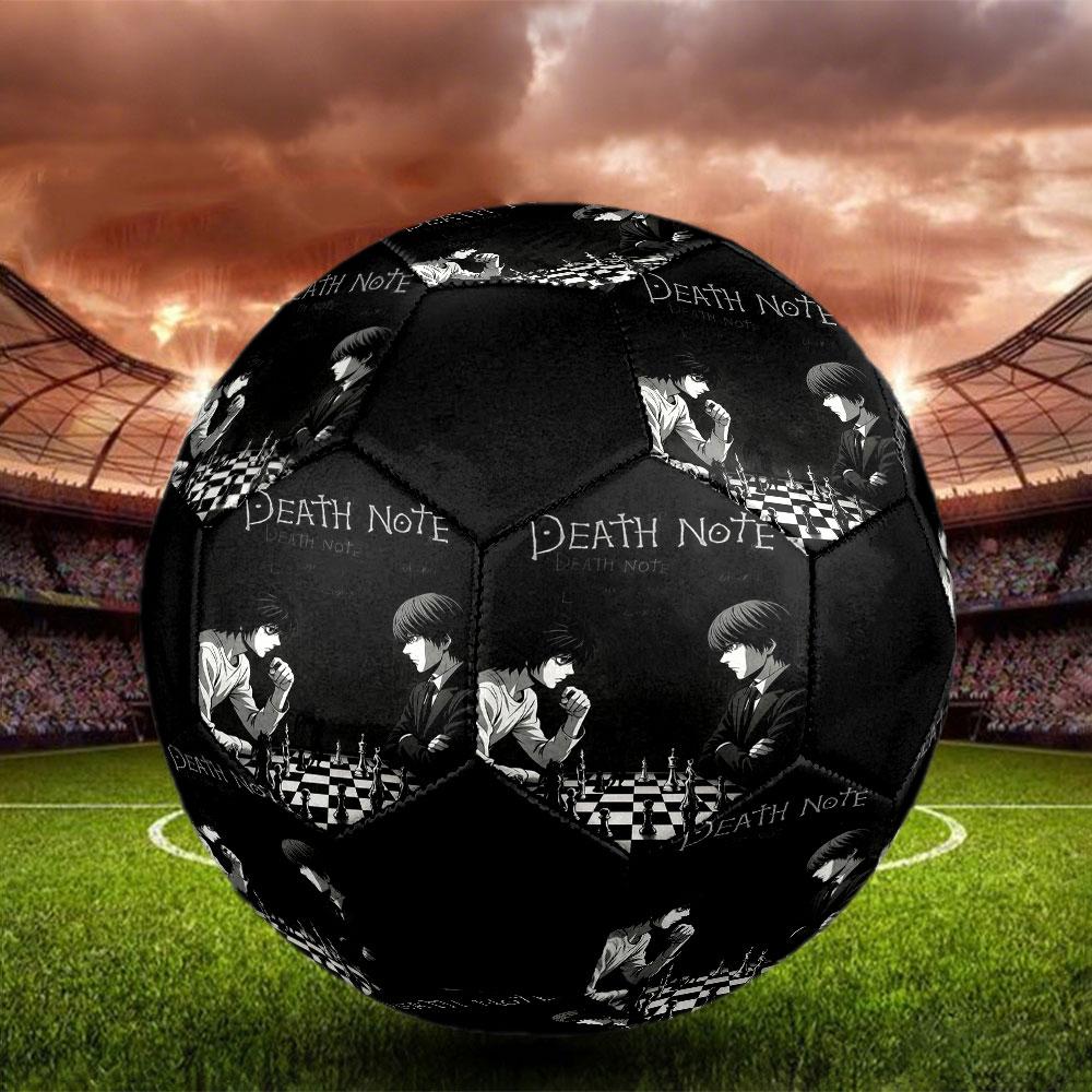 1pc Death Note Soccer Ball Size 5 Indoor Soccer Ball Fashion Colorful Backyard Game - Great For Sports Fans Gift HE13