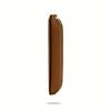 1pc Faux Leather Pen Case with Zipper Portable Elastic Sleeve for Notebooks, Irregular Shape, Daily Office Supplies