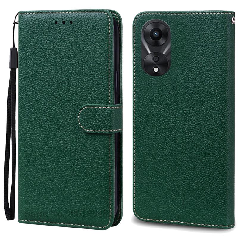 For OPPO A78 5G Case Soft Silicone Leather Wallet Case For OPPO A58 5G A 78 Phone Case For OPPO A78 5G Cover Coque Fundas Etui