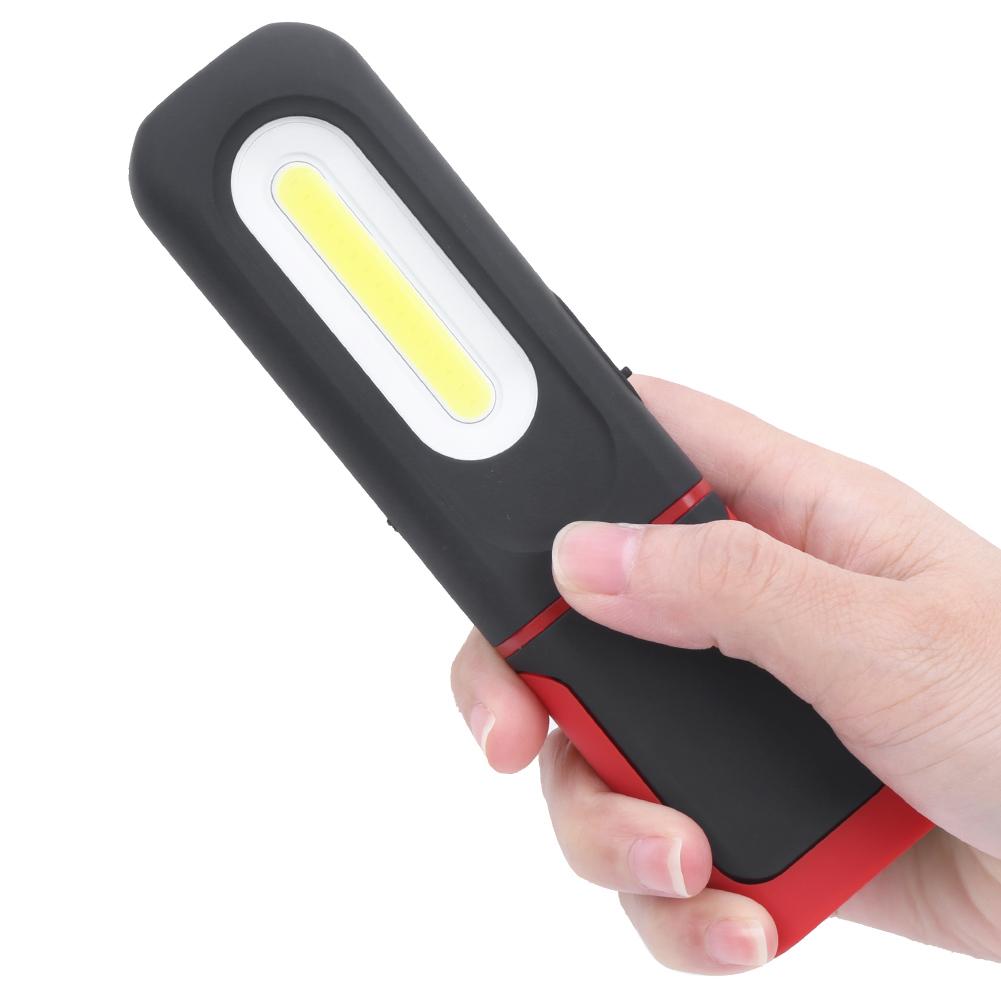5W Portable COB Working Light Adjustable Multifunction Magnetic Emergency Flashlight USB Charging