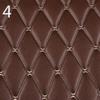 100x158cm Faux Leather Fabric Sponge Quilted Embroidered Car Interior Material Car Foot Pad Home Decor Wear-resistant Leather
