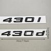 3D ABS Car Letters Logo 430i 430d Badge Sticker Emblem Decals For BMW 4 Series 430i 430d  G22 G26 G23 Tail Marking Accessories pt2