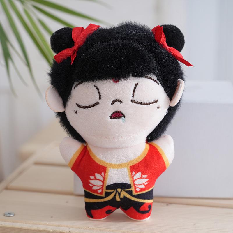 Adorable Nezha Plush Keychain - Small Size Bag Decoration
