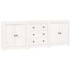 VidaXL Buffet Armoire de Rangement Organisateur de Maison Armoire de Salon Meuble de Salle de Séjour Intérieur Blanc 3114070