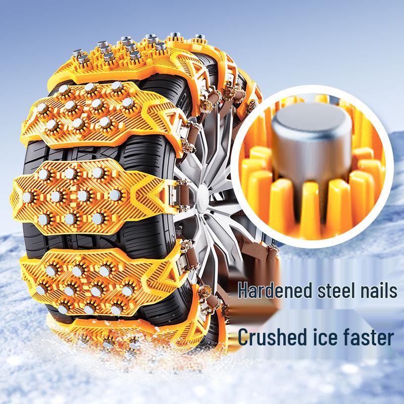 Universal Thickened Anti-Skid Ice-Breaking Tire Chains for Sedans & SUVs