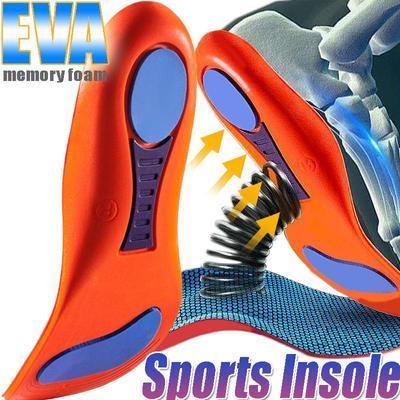 Plantare ortopedico per arco sportivo per piedi Uomo Scarpe da donna Suola Cuscinetto per assorbimento degli urti Cuscino traspirante Solette di supporto per arco plantare