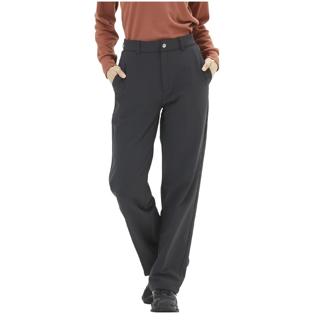 Outdoor Breath Thermo Ash Size S Non-Stress Pants, Heat-Generating Material, Women s, Black,