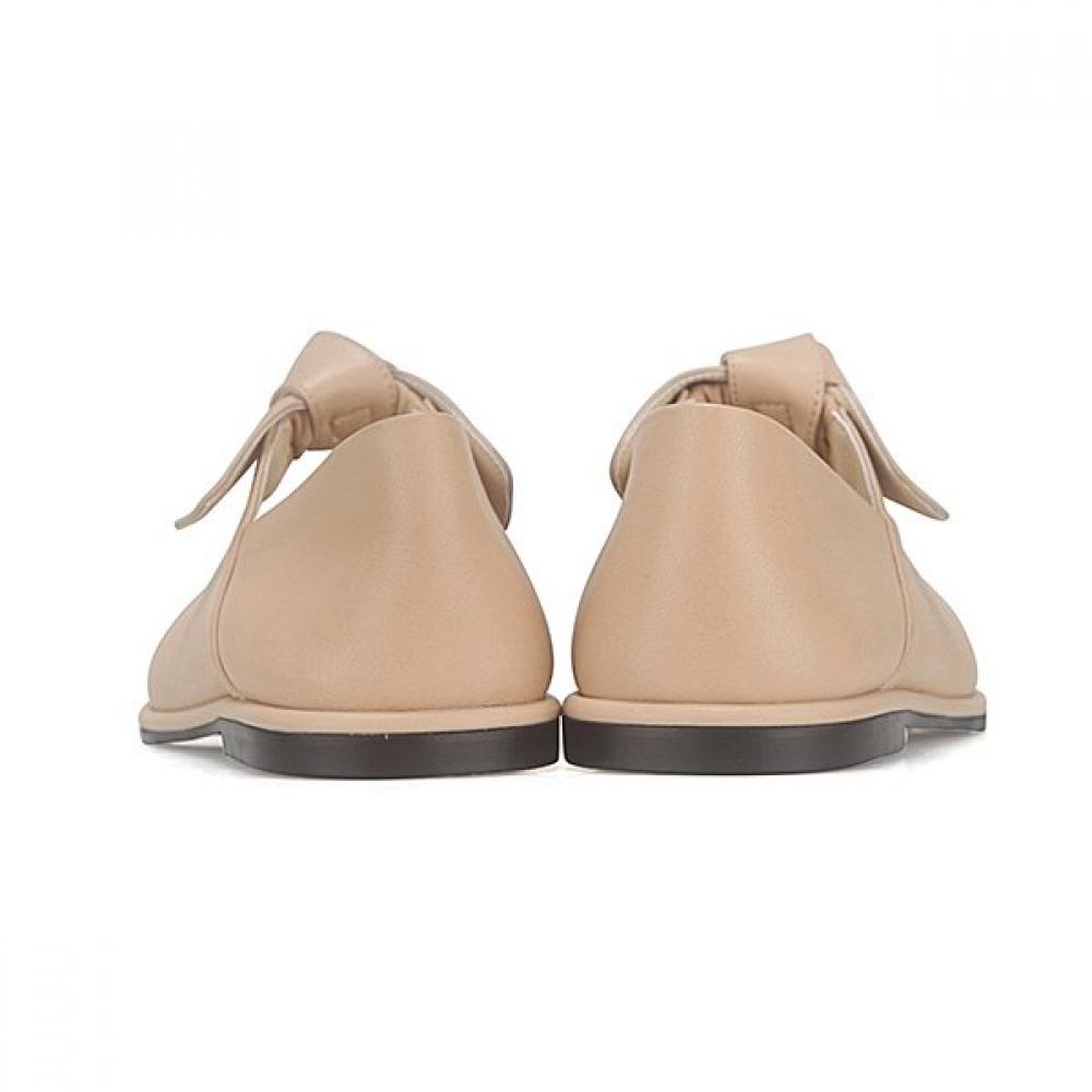 Barbara Leather Ribbon Mary Jane Flat 1cm Bbj135be