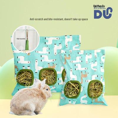 Large Capacity Hay Feeding Bag for Rabbits and Guinea Pigs