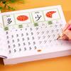 4 Books Didactic Book for Children Chinese Characters Pre-School 600-word Calligraphy Practice Kids Early Education Painting Art