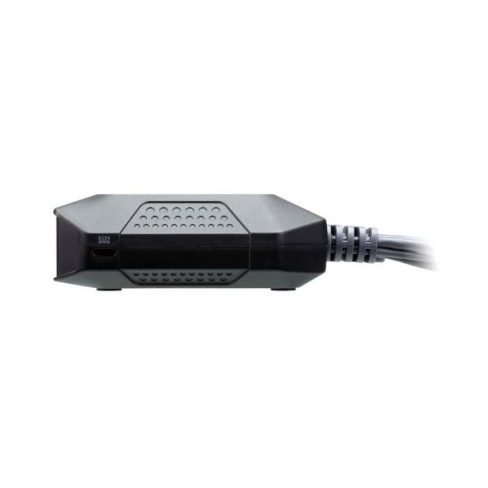 ATEN CS22H commutateur écran, Clavier et Souris Noir - CS22H-AT