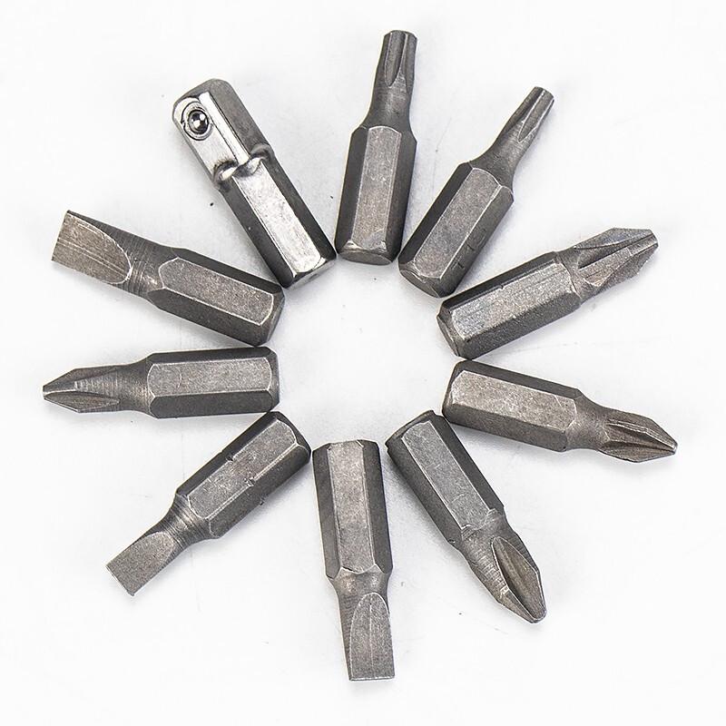 HSDCK 10-Piece S2 25mm Screwdriver Bit Set