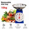 10kg nerezová mechanická váha s odnímatelným tácem Vintage mechanická kuchyňská váha pro pečení vaření přípravu jídla