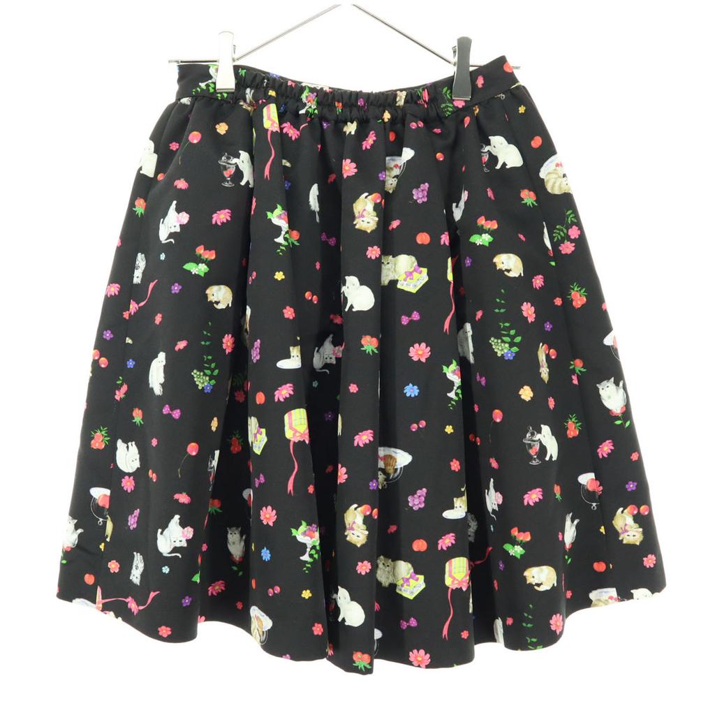 Schönheitsprodukte Franche lippee made in Japan Tierprint Mini-Ausgestellter Rock Damen Gebraucht