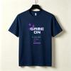 Game On Pixel Neon Retro Game Unisexu Graphic Tshirt Unisex Arcade Gamer Tee Start Game Screen Streetwear Casual Cotton Short Sleeve
