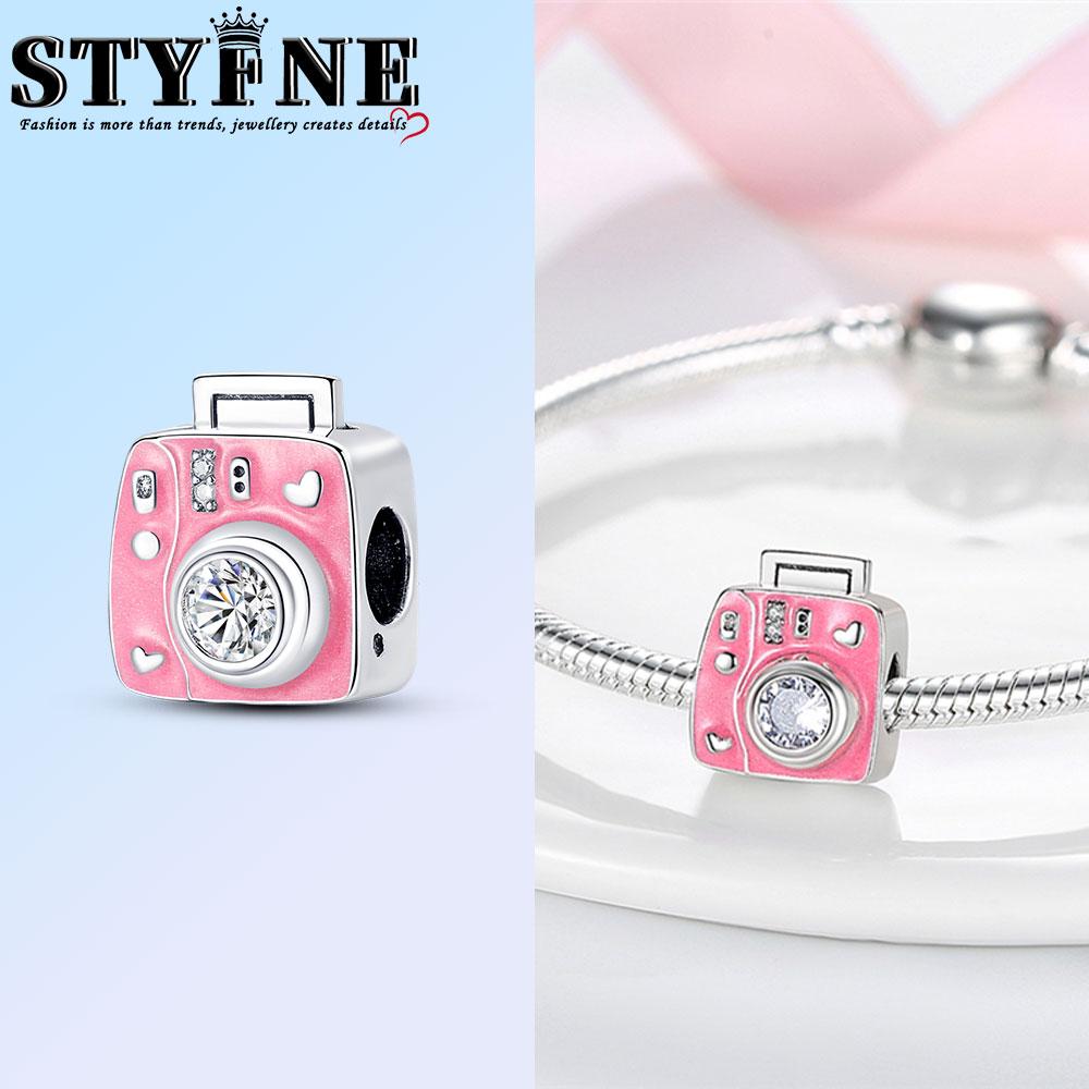 Anniversary Luggage Airplane Passport Three-Piece Set Copper Charms Fit Original Bracelet Jewelry Making For Women Gift