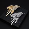 Men's Elegant Eagle Brooch: High-End Suit Lapel Pin & Exquisite Minimalist Badge