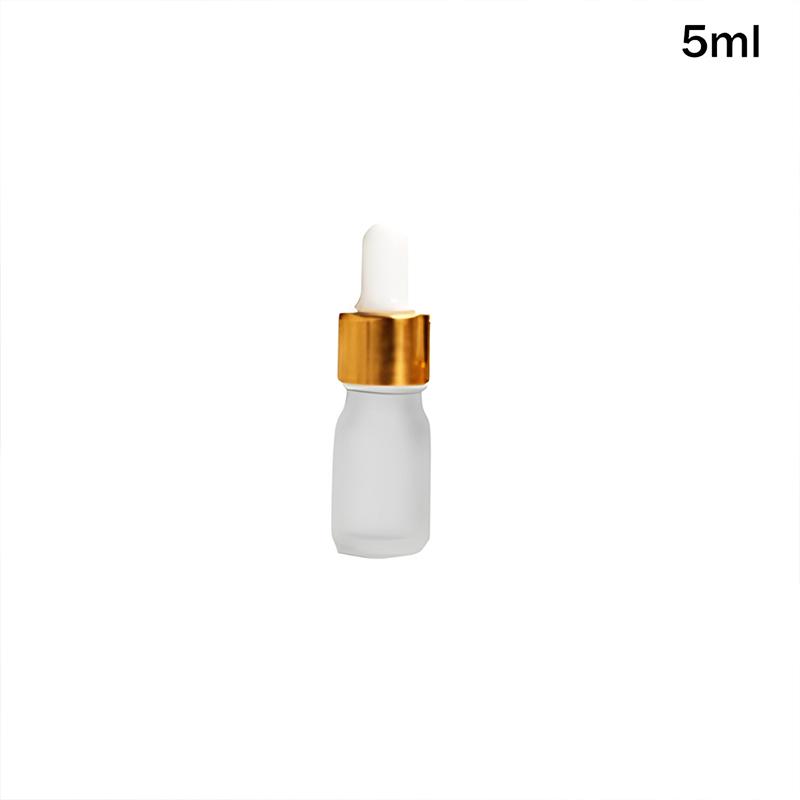 10/50/100ml Klare mattierte Glasflaschen Tropfflasche Lotionflasche Glas leere Flasche Wiederverwendbare Spenderflaschen