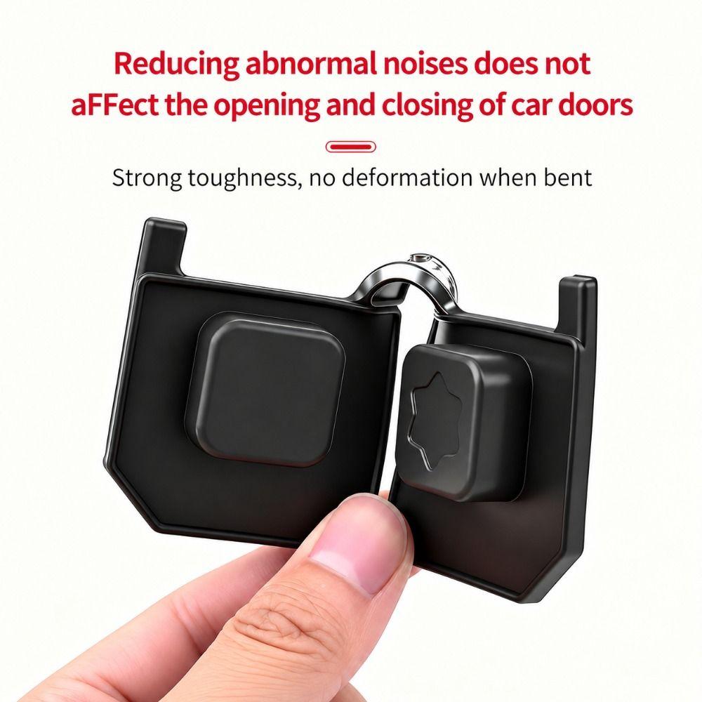 4pcs Soft Car Door Latch Covers Silicone Door Lock Cover Noise Reduction Covers  Vehicle Interior