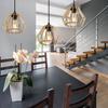 MODERN WOODEN LED CEILING HANGING LAMP