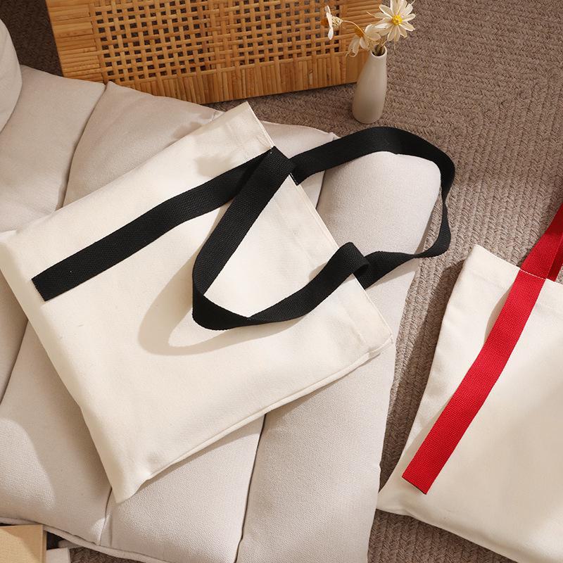 Tragbare Canvas-Tasche mit einer Schulter für Studenten zum Einkaufen