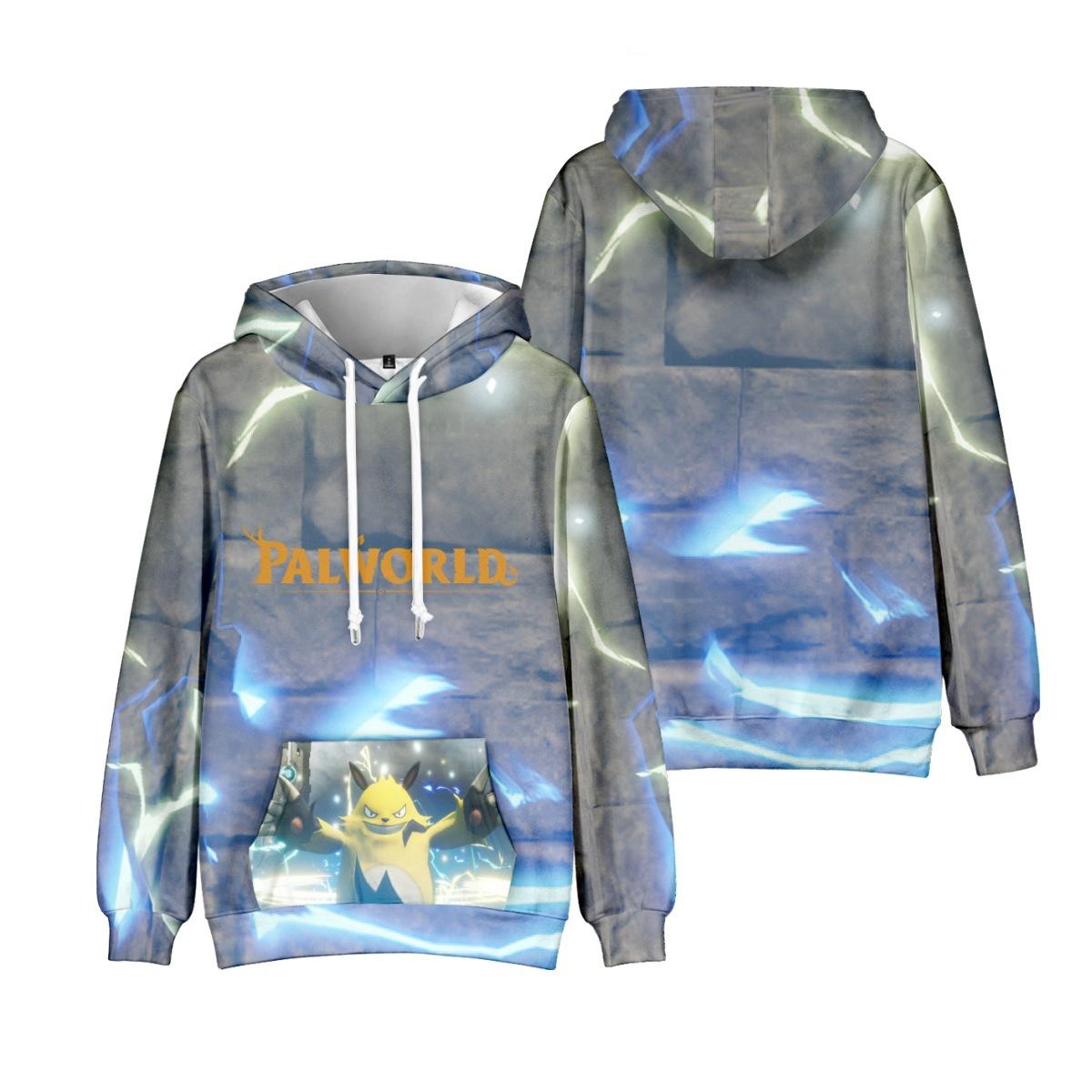

Мужская флисовая куртка с капюшоном Palworld с принтом, осенне-зимняя уличная одежда, пуловер, толстовка, модная толстовка с капюшоном, повседневная одежда в стиле хип-хоп, новый мужской спортивный костюм, уличная одежда