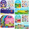 Children Sticker Book With Reusable Paper And Bubble Stickers For Early Learning And Brain Development