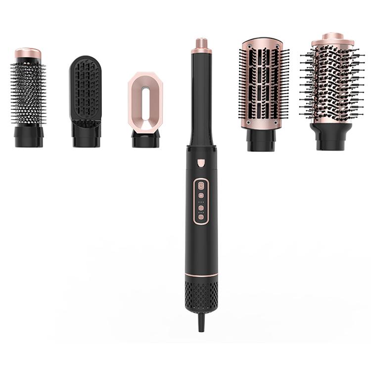 Brand 6 In 1 High Speed Salon Hair Dryer Brush with Ionic & Heat Protection Multi-Function for Hotel Travel & Daily Use