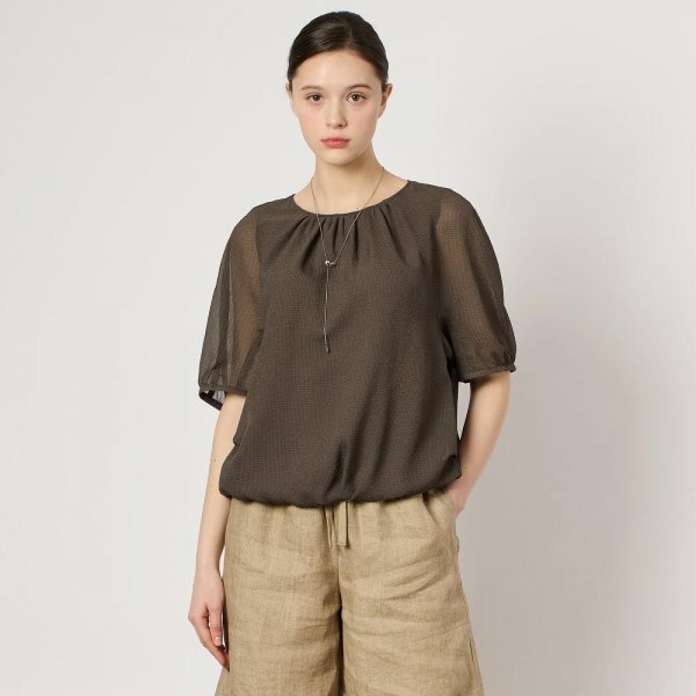 Bcbg Embossed Half Sleeve Blouse B4m5b441
