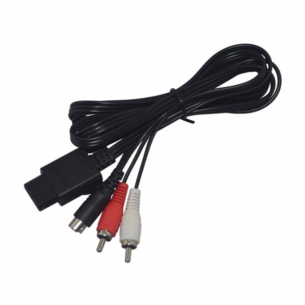 1,8 m langes S-Video-Kabel für GameCube N64 SNES RCA AV-Kabel