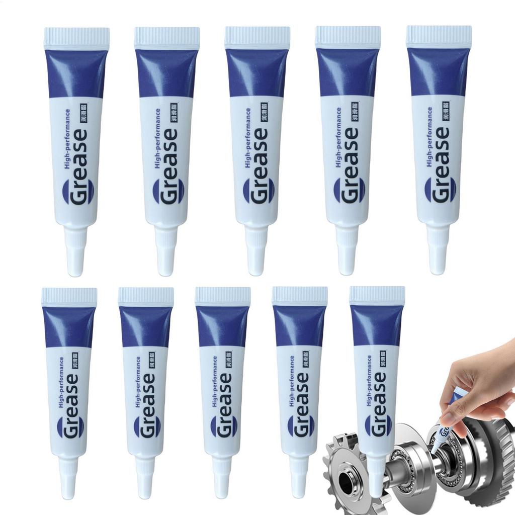 10pcs Silicone Grease Lubricant Waterproof Plumbers Grease Silicone Grease Diving Lube Clear Machine Lube Prevent Valves