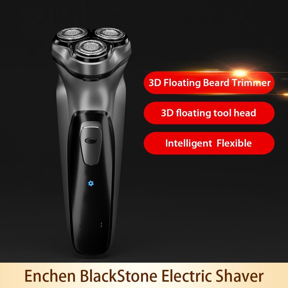 3D elektrický holicí strojek BlackStone, omyvatelný zastřihovač vousů pro muže, dobíjecí holicí strojek
