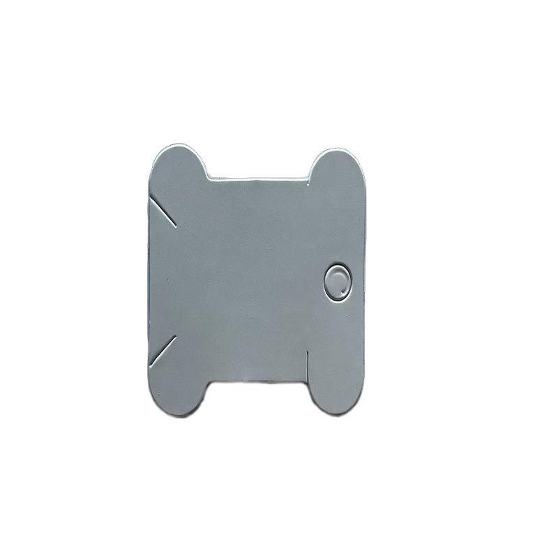 White Paper Thread Bobbins for Cross Stitch Organizing