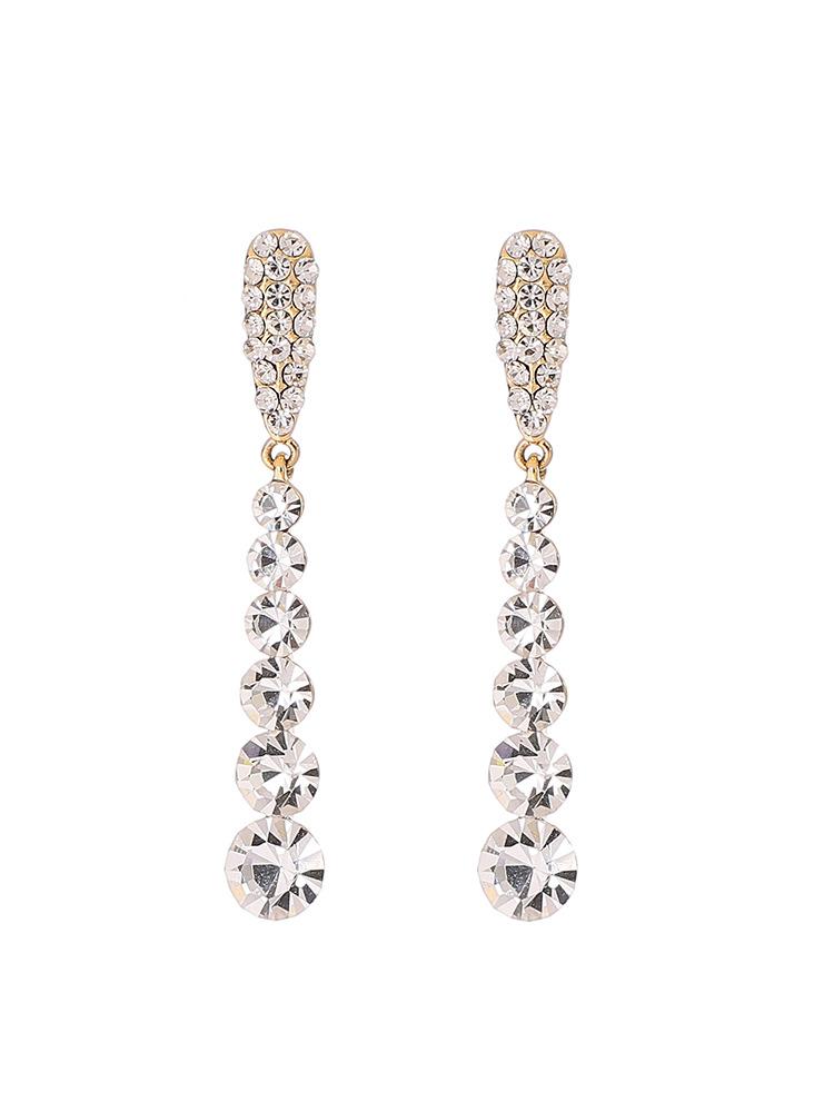 Silver Needle Light Luxury Retro Long Earrings Premium Atmospheric Earrings New Year's New Gold-plated Hong Kong Style Earrings