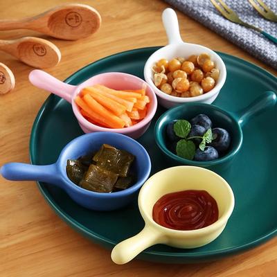 Piatto Creativo per Salse con Mini Manico per Uso Domestico