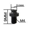 10pcs Bolt Bike Water Bottle Cage Screw Aluminum Bicycle Pedal Bolts Mountain Bike Screws Pedal Anti-Slip Screws