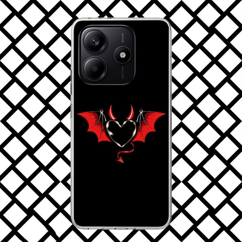 Gothic Vampire Scarlet Art Phone Case for Xiaomi Redmi Note 15 14 14S 13 12 12S 11 Pro Plus 11E 11T 11S 10S 5G Soft Cover Fundas