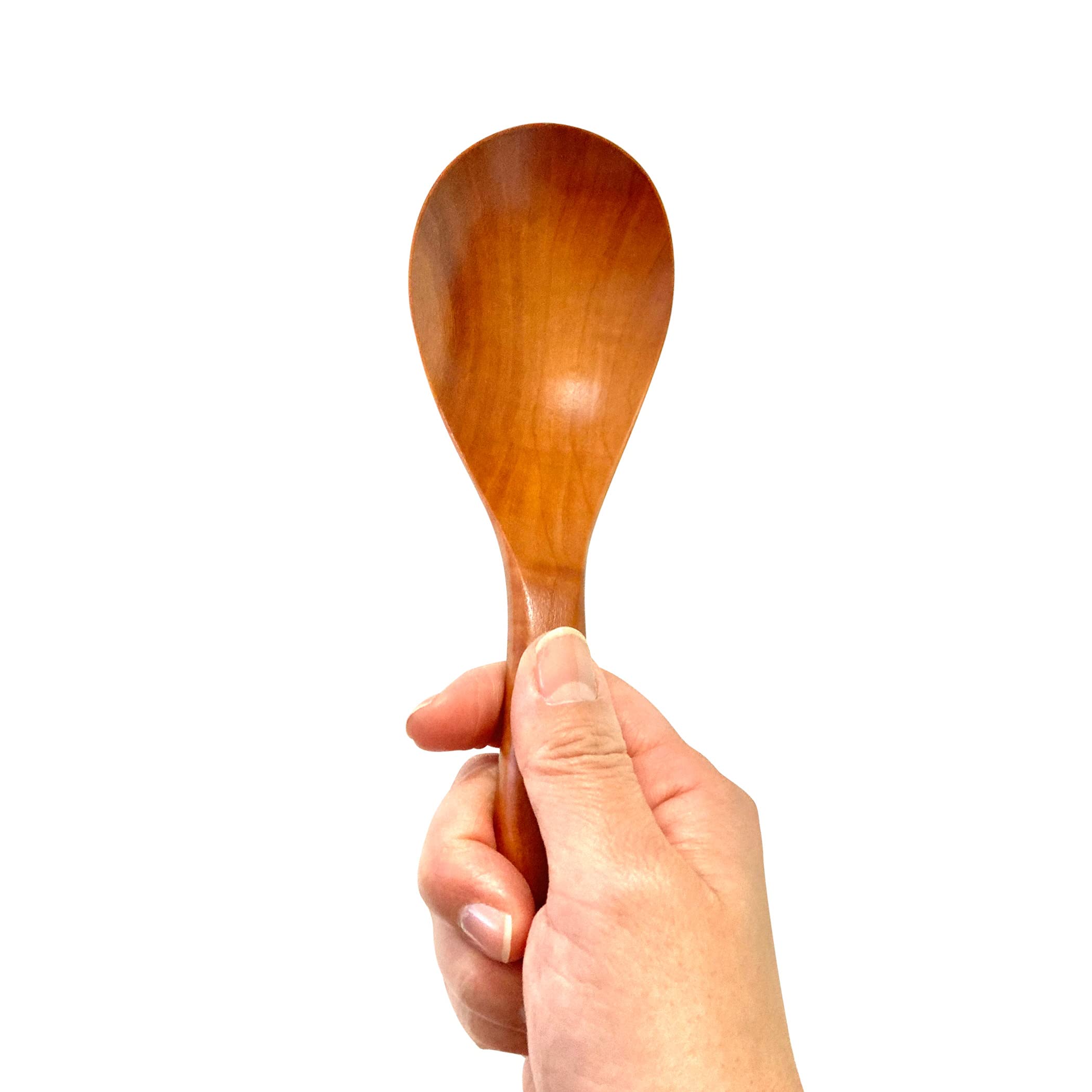 

Wooden Serving Spoon, Natural Wood, for Ladle, Spoon, Pot, Soup Spoon, Serving Utensil, Cutlery, Ladle (Sold Separately (No Hole))