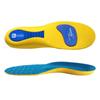 Men's Shock-Absorbing Summer Sports Insoles for Flat Arches - Soft, Sweat-Absorbing Full Pad with Heel Support.