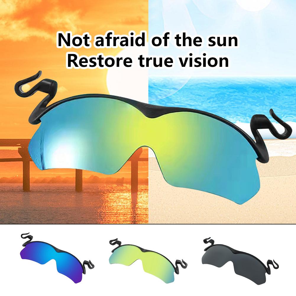 

Clip Cap Sports Polarized Sunglasses, Mens Clip On Sunglasses For Fishing Bike Biking Hiking Cy K2P8