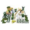 Military Toy Model Action Figure Plastic Soldiers Army Men Figures Soldiers Aircraft Tanks Turret Dioramas