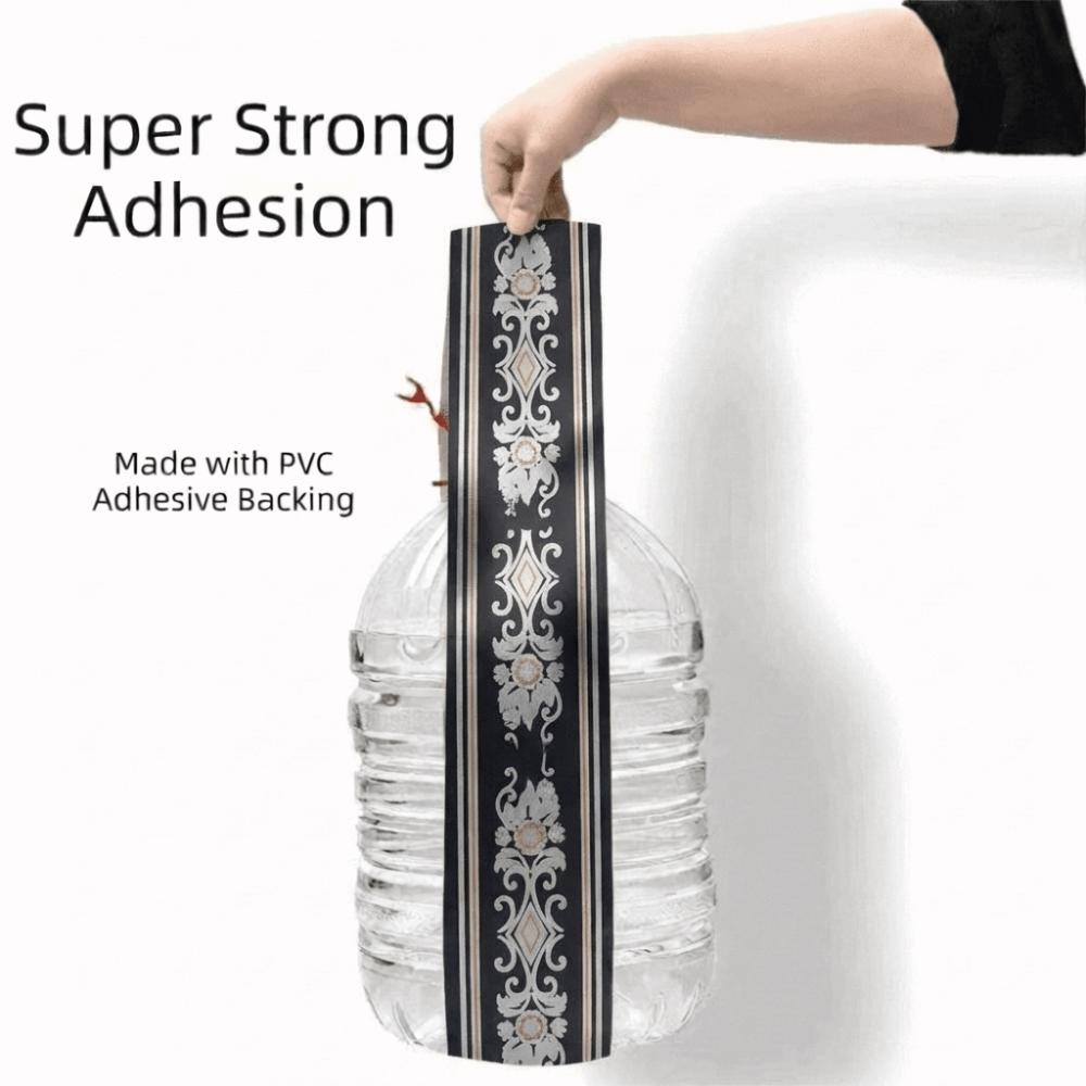 Fashion 5 Meter Wall Base Self Adhesive Thickened Wall Sticker Soft Anti-collision Skirting Line Bedroom