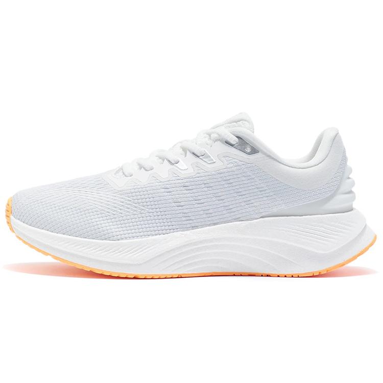 

New LiNing Yueying Cushioning, Slip Resistant, And Abrasion Resistant Low Top Running Shoes Men s White Yellow ARHR145-2 42