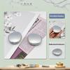 Zinc Alloy Solid Perfume Container, Sliding Lid Balm Box, Mini Refillable Metal Makeup Case