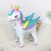 3D Stehender Einhorn Folienballon Junge Mädchen Geburtstagsparty Dekoration Regenbogen Einhorn Party Dekoration Zubehör Kinderspielzeug Geschenke