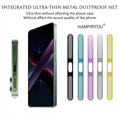 Staubnetz aus Metall für Xiaomi Redmi Note 14 13 Pro Plus Turbo4 3 Poco X7 Pro C75 Lautsprecherloch Staubschutzgitter Staubstopfen Schutzaufkleber Abdeckung