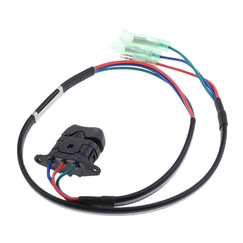 

1 PCS Outboard Remote Control Power Trim&Tilt Switch 37850-93J10 Black For Suzuki чорний