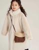 Girls' Long Faux Fur Winter Coat – Thick Plush Mink Velvet Lining