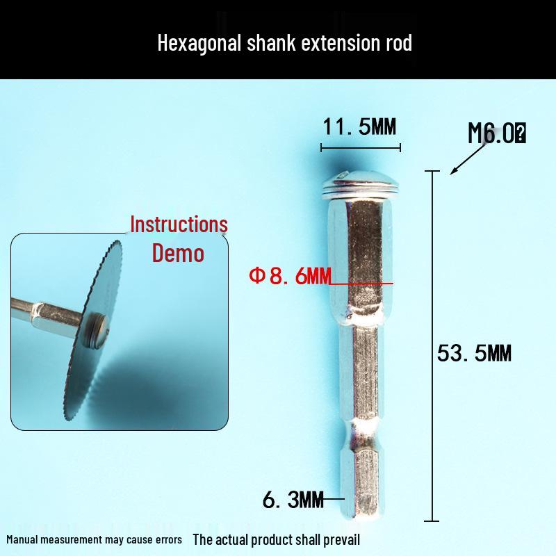 Hex Shank Electric Screwdriver Small Circular Saw Blade - High Speed Steel for Drills
