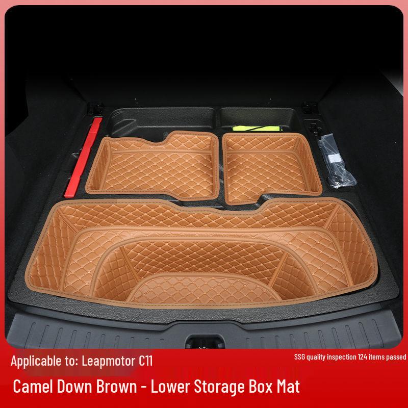 Compatible Leapmotor C11 Trunk Mat - Surround Design, Wear-Resistant, Fits 26 Models
